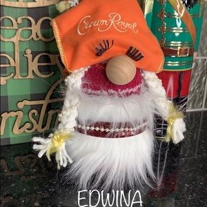 Holiday Fuzzy Sock Braided Gnome